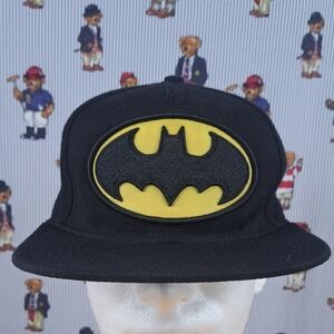 DC Comics Offical Batman patched raised logo black & yellow snapback hat